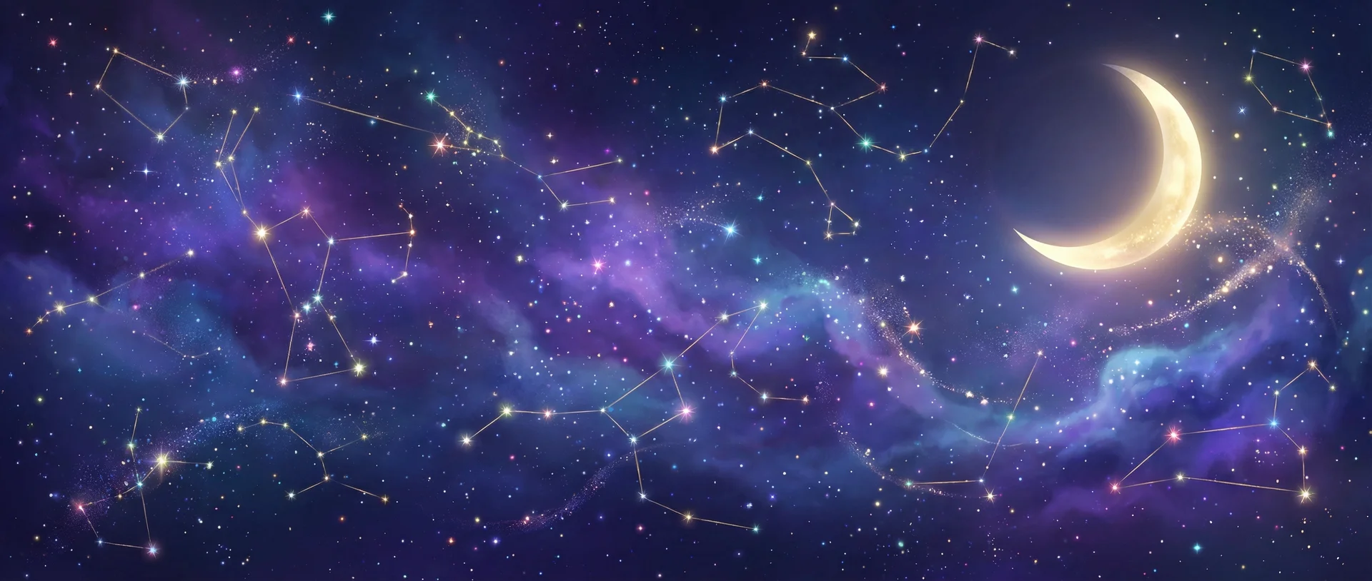 星空背景 - 我的黑猫男友动漫 | 每日星座运势与塔罗占卜
